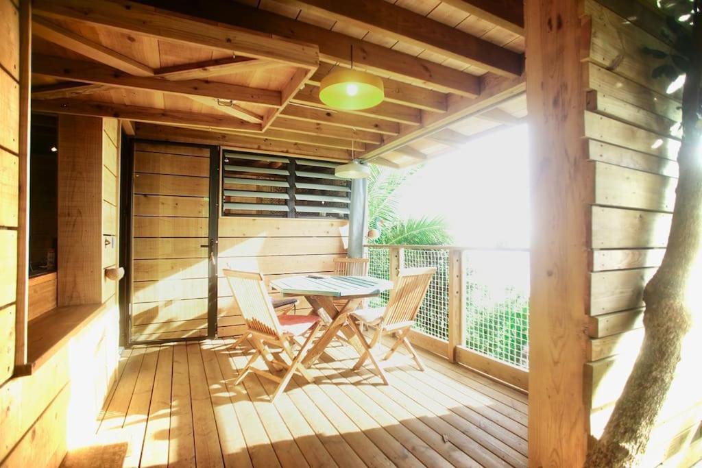 Bungalow Ecologique Avec Toilettes Seches Leu Kabanon Vue Mer Saint-Leu Ngoại thất bức ảnh