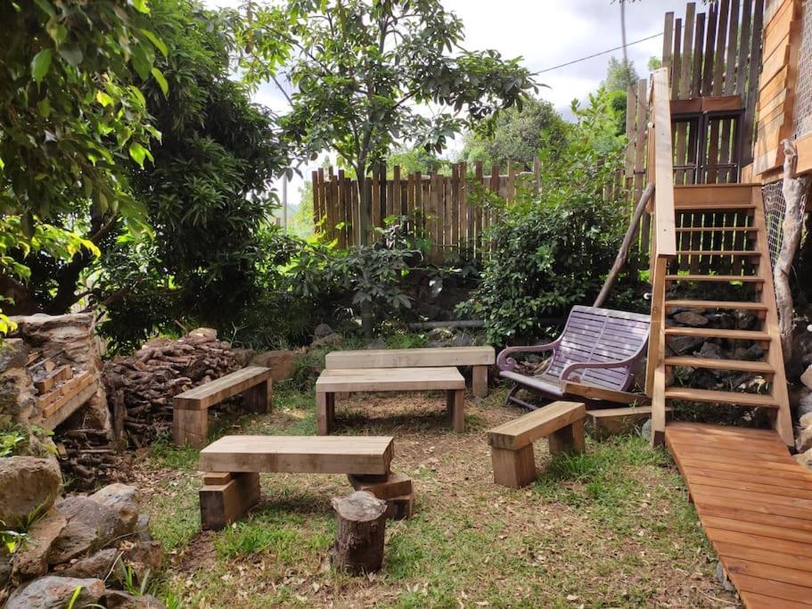 Bungalow Ecologique Avec Toilettes Seches Leu Kabanon Vue Mer Saint-Leu Ngoại thất bức ảnh