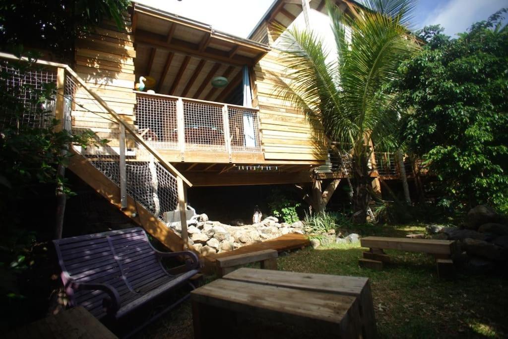 Bungalow Ecologique Avec Toilettes Seches Leu Kabanon Vue Mer Saint-Leu Ngoại thất bức ảnh