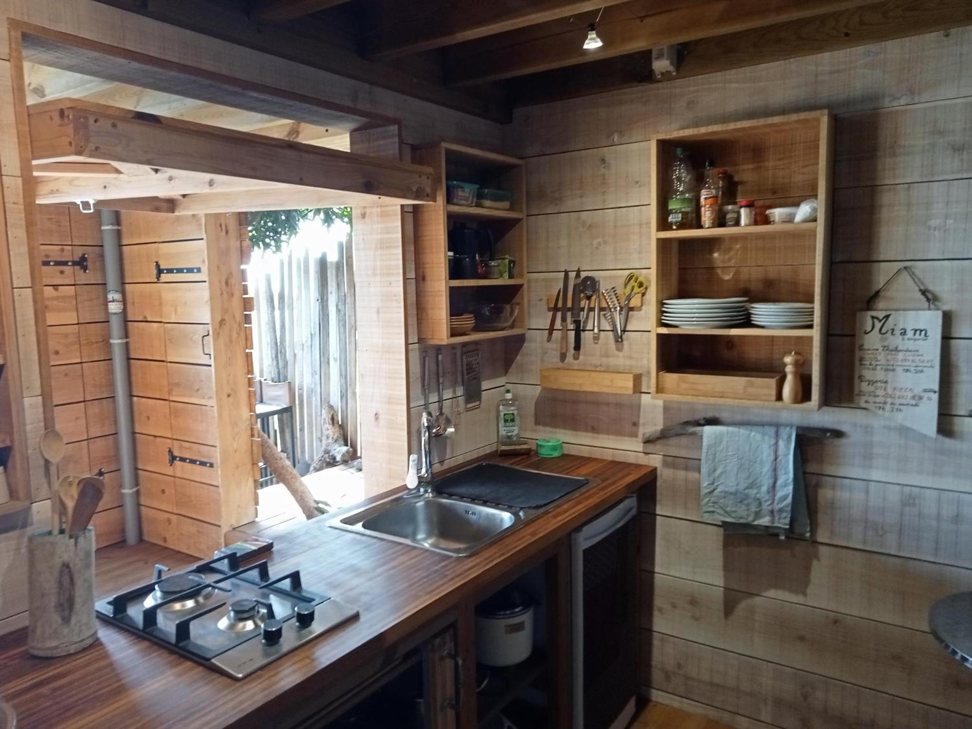 Bungalow Ecologique Avec Toilettes Seches Leu Kabanon Vue Mer Saint-Leu Ngoại thất bức ảnh